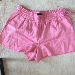 Pink Linen Shorts J.CREW Like New